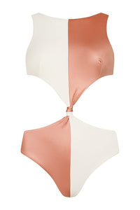 Agate Sugar White Dawn Pink One Piece
